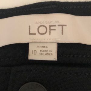 Loft pointe skinny jean leggings size 10